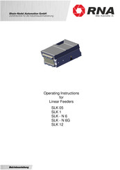 RNA SLK 12 Operating Instructions Manual