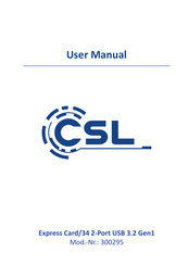 CSL 300295 User Manual