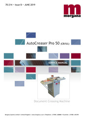 Morgan AutoCreaser Pro 50 Service Manual