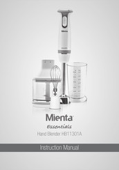 Mienta Essentials HB11301A Instruction Manual