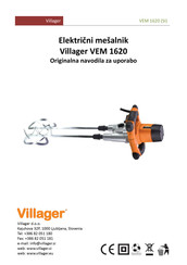 Villager VEM 1620 Original Instruction Manual