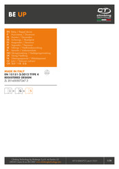 Aludesign Climbing Technology BE UP Manual