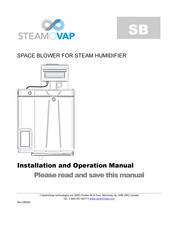 SteamOvap SBM Installation And Operation Manual