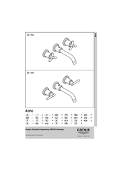 Grohe Atrio 20 169 Manual