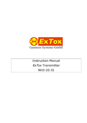 ExTox NH3-20-IS Instruction Manual
