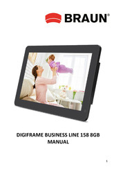 Braun BUSINESS LINE 158 8GB Manual
