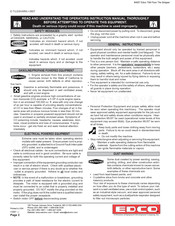 Edco TS8 Instruction Manual
