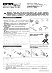 Sealey AUTO SERVICE VS720 Manual