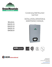 Green Mountain GMCB200 Installation, Operation & Maintenance Manual