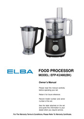 Elba EFP-K2480 Owner's Manual