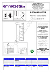 Emmezeta SHETLAND SHER12 Assembly Instructions Manual