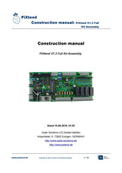 Qube Solutions PiXtend V1.3 Full Construction Manual