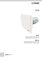 Vimar ELVOX 46261.A Quick Manual