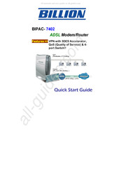 Billion BIPAC-7402 Quick Start Manual