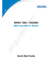 Billion BiPAC 7202GR2 Quick Start Manual