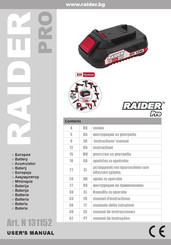 Raider PRO 131152 User Manual