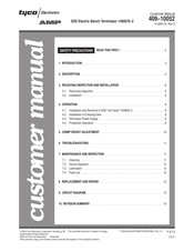 Tyco Electronics 409-10052 Customer's Manual