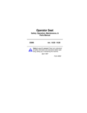 Wood-mizer OS96 Safety, Operation, Maintenance And Parts Manual