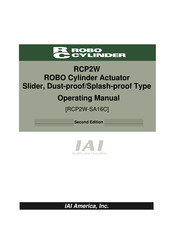 ROBO Cylinder RCP2W Operating Manual