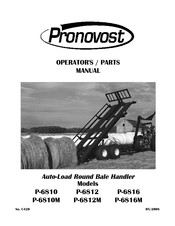 pronovost P-6816 Operator And Parts Manual