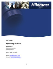 Hilomast NX Operating Manual