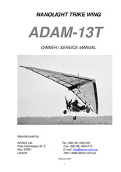 Aeros ADAM-13T Owner's Service Manual