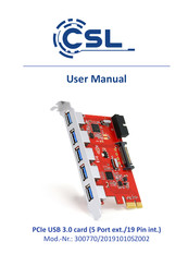 CSL 300770 User Manual