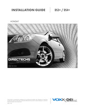 Voxx Directechs DS3+ Installation Manual
