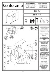 CONFORAMA MILIS Assembling Instructions
