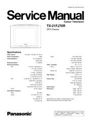 Panasonic TX-21FJ70R Service Manual