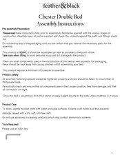 Feather&Black Chester Assembly Instruction