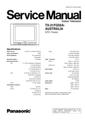 Panasonic TX-21FG50A Service Manual