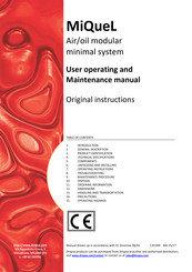 DROPSA MiQueL BASE - i IP65 User Operating And Maintenance Manual