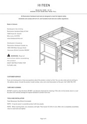 RH Teen KIERAN STUDY BUNK 0288-12 Assembly Instruction Manual