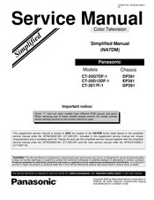 Panasonic CT-20G7DF-1 Service Manual