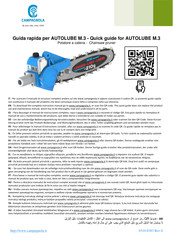 CAMPAGNOLA AUTOLUBE M.3 Quick Manual