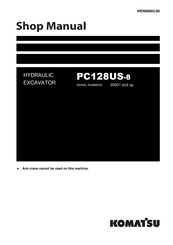 Komatsu PC128US-8 Shop Manual