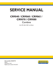 New Holland Twin Rotor CR9040 Service Manual