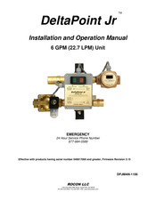 ROCON DeltaPoint Jr Installation And Operation Manual