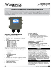 Greenheck Sure-Aire Installation, Operation And Maintenance Manual