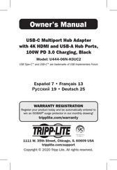 Tripp Lite U444-06N-H3UC2 Owner's Manual