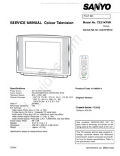 Sanyo CE21KF8R-50 Service Manual