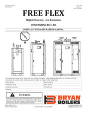 Bryan Boilers FREE FLEX FF3500-6000 Installation & Operation Manual