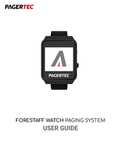 pagertec FORESTAFF WATCH PAGING SYSTEM User Manual