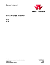 Massey Ferguson 1373 Operator's Manual