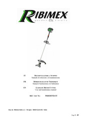 Ribimex PRDEBT521/IT User And Maintenance Manual