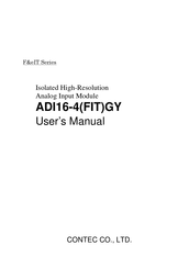Contec ADI16-4(FIT)GY User Manual