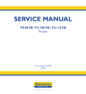 New Holland T4.90 FB Service Manual