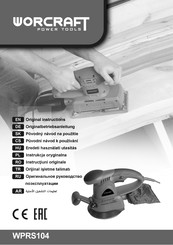 Worcraft WPRS104 Original Instructions Manual