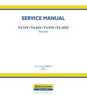 New Holland T7040 Tier 3 Service Manual